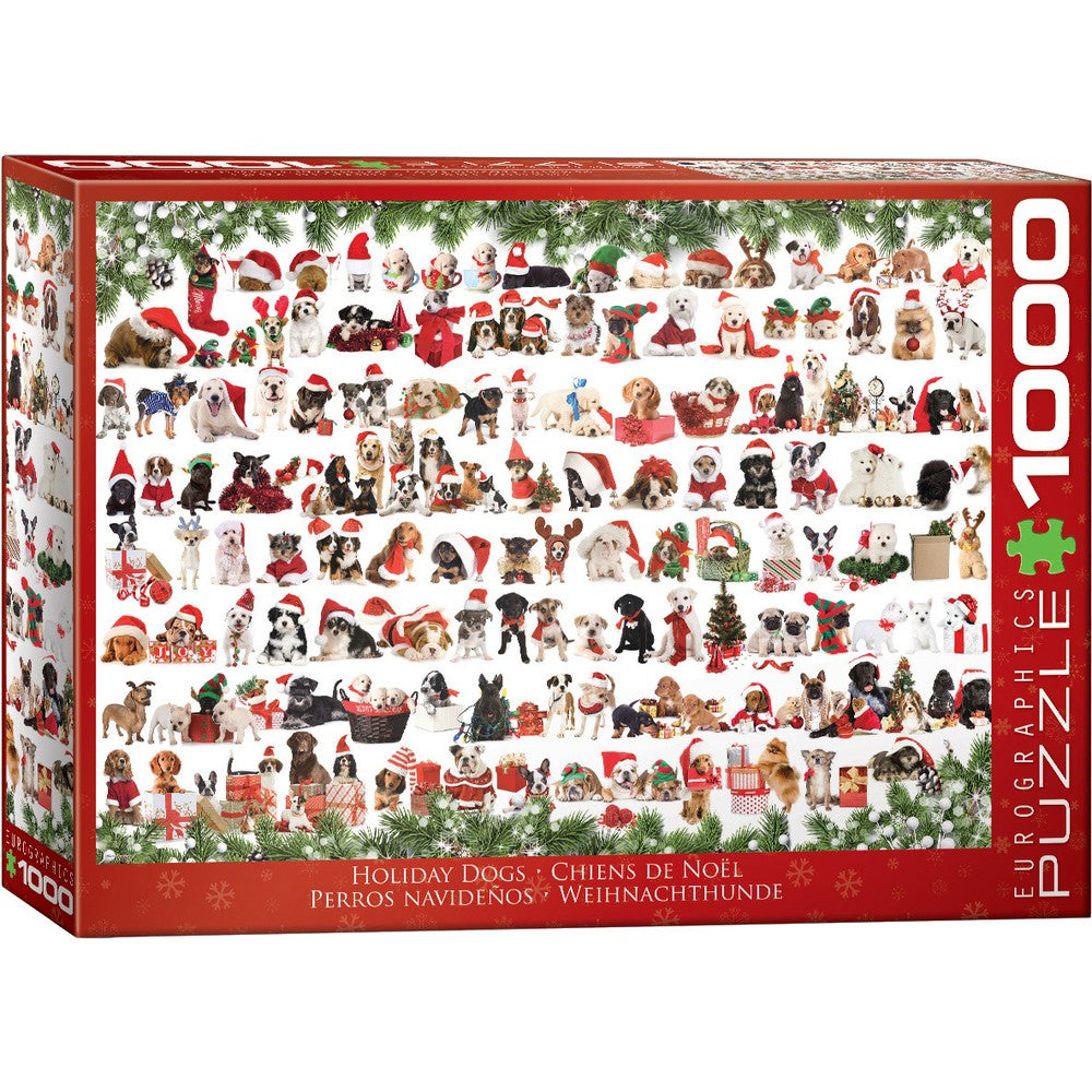 Puzzle - Eurographics - Holiday Dogs 1000pc