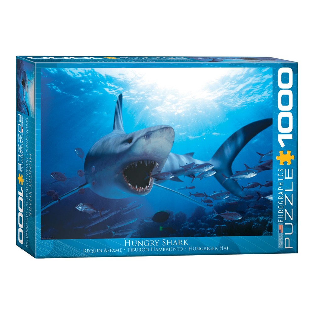 PREORDER Puzzle - Eurographics - Hungry Shark 1000pc