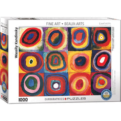 Puzzle - Eurographics - Kandinsky; Color Study Squares