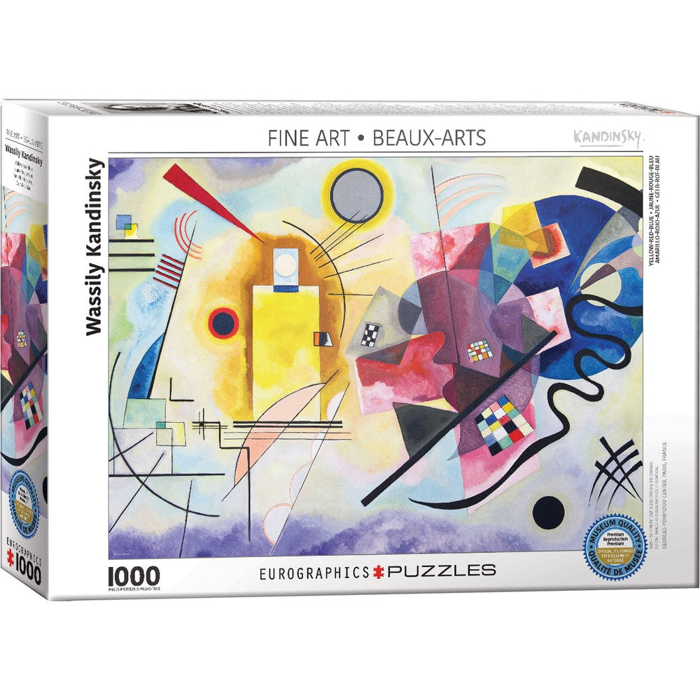 Puzzle - Eurographics - Kandinsky;Yellow Red Blue 1000