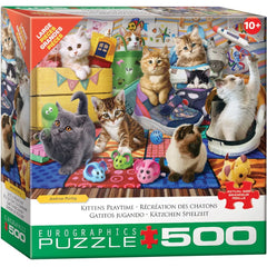 Puzzle - Eurographics - Kittens Playtime 500pcxl