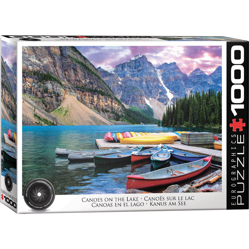 Puzzle - Eurographics - Lake Louise Canoes On The Lake