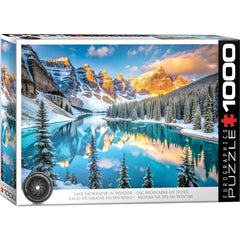 Puzzle - Eurographics - Lake Morraine Winter 1000pcs