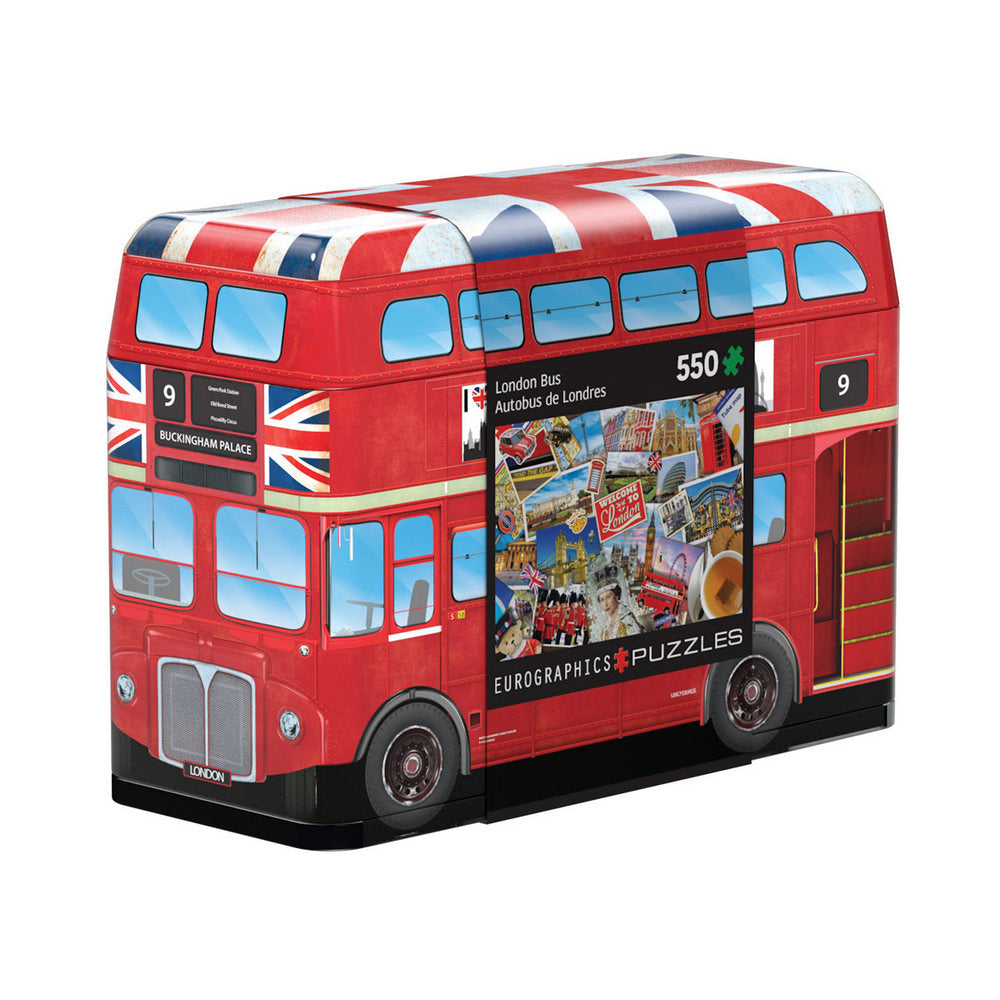 Puzzle - Eurographics - London Bus 550pc Tin