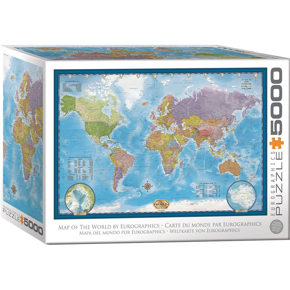 Puzzle - Eurographics - Map Of The World 5000pc