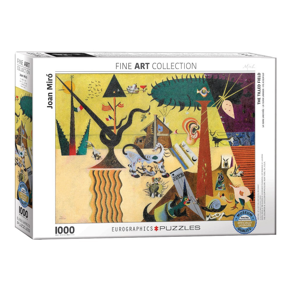 Puzzle - Eurographics - Miro; The Tilled Field 1000pc