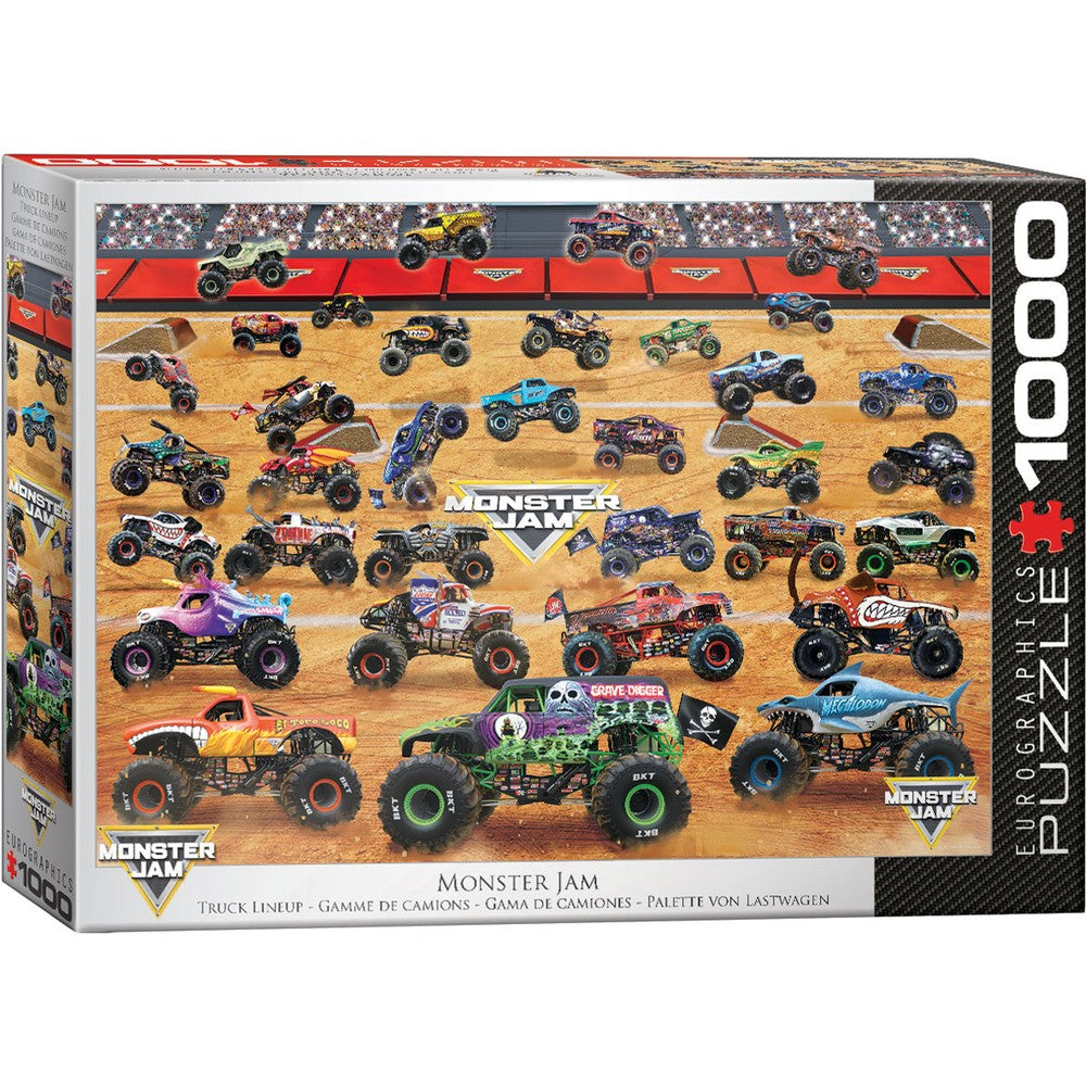 Puzzle - Eurographics - Monster Jam Truck Lineup 1000P