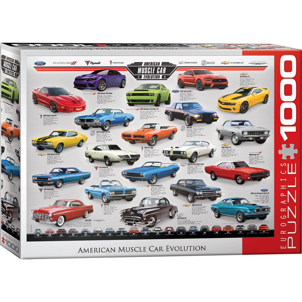Puzzle - Eurographics - Muscle Car Evolution 1000pc