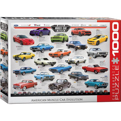 Puzzle - Eurographics - Muscle Car Evolution 1000pc