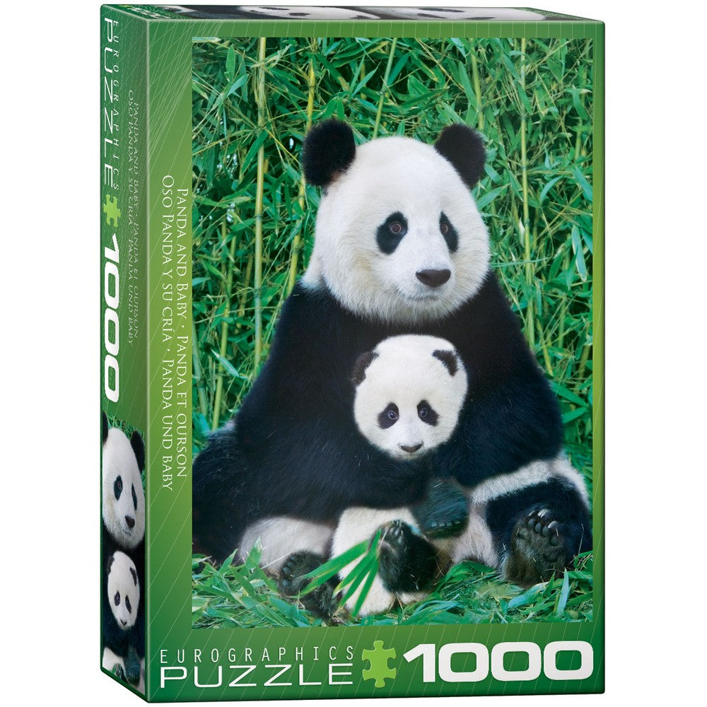 PREORDER Puzzle - Eurographics - Panda & Baby 1000pc
