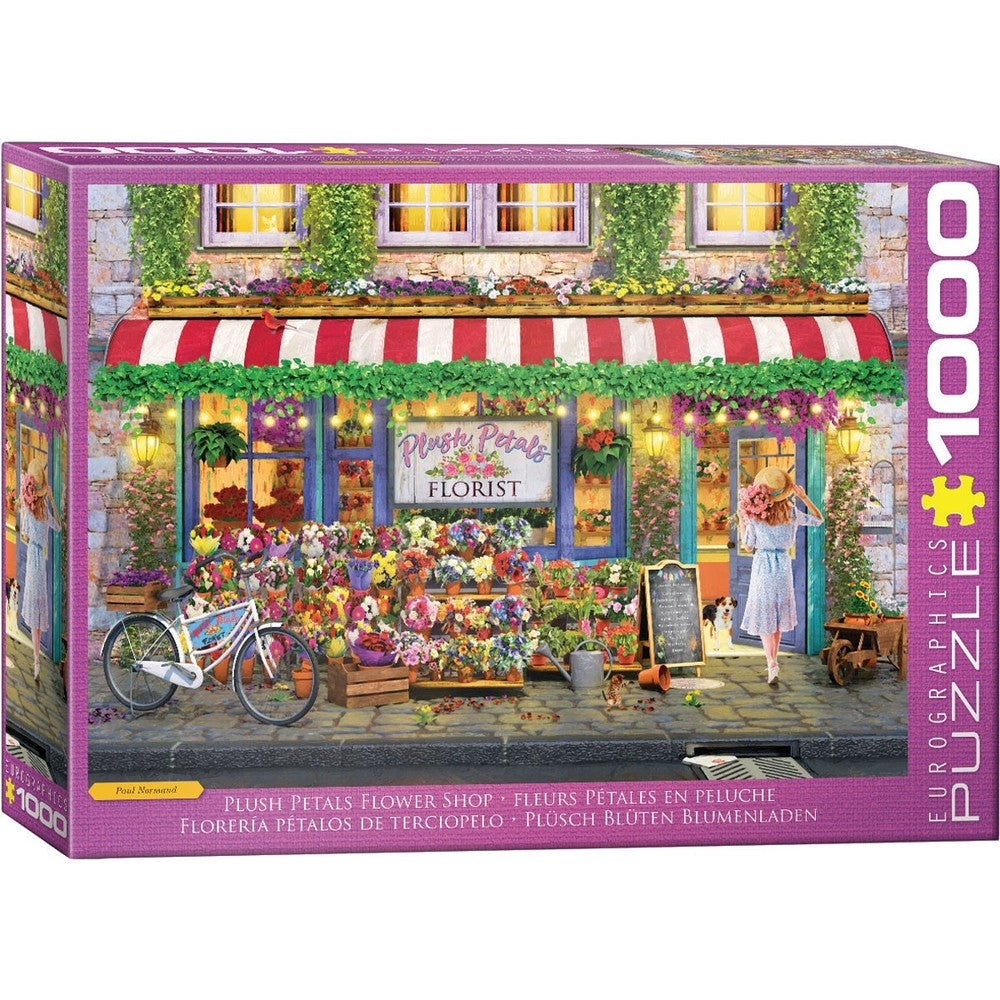 Puzzle - Eurographics - Plush Petals Florist 1000pc