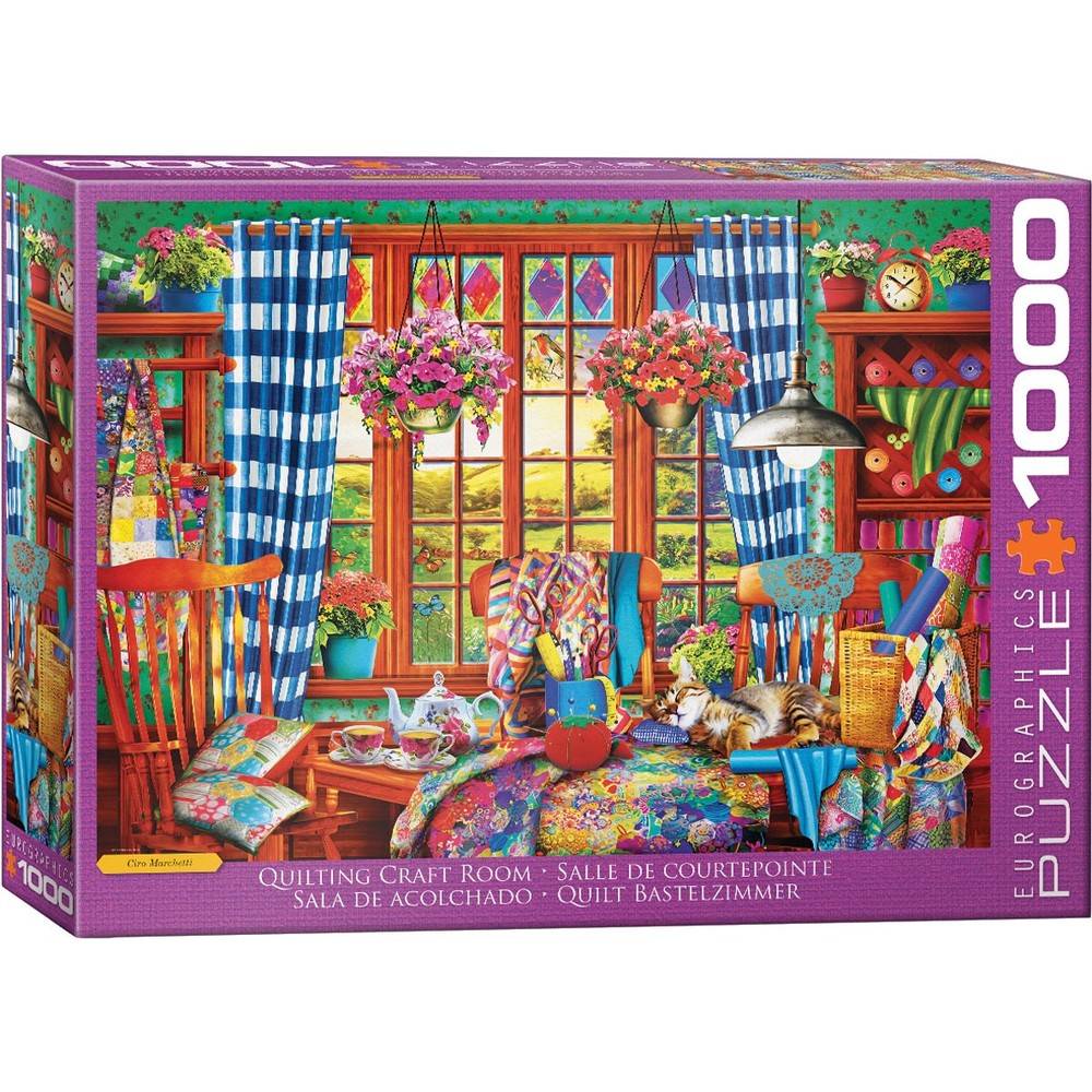 Puzzle - Eurographics - Quilting Craft Room 1000pc