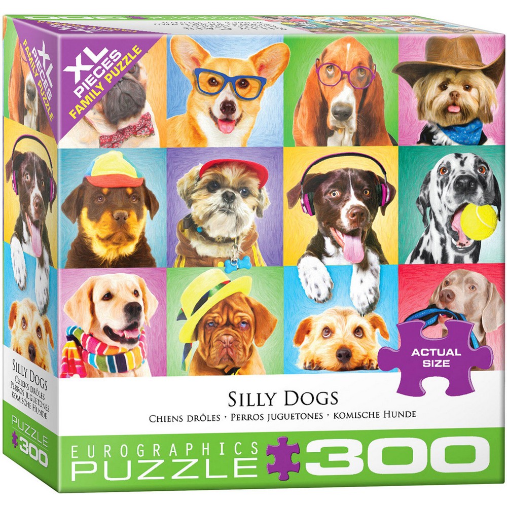 PREORDER Puzzle - Eurographics - Silly Dogs 300pcxxl