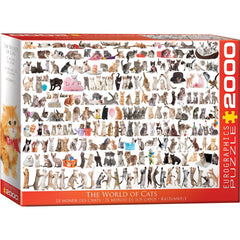 Puzzle - Eurographics - The World Of Cats 2000pc