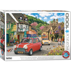 Puzzle - Eurographics - Traveling Mini Cooper 1000pcs