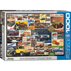 Puzzle - Eurographics - Vintage Ads Jeep 1000pc
