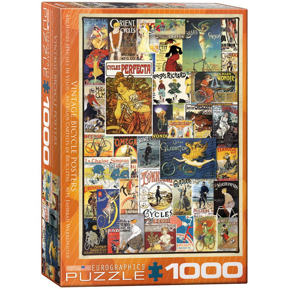 PREORDER Puzzle - Eurographics - Vintage Bicycle Poste 1000pc