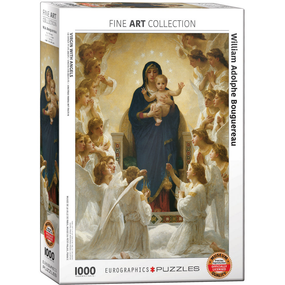Puzzle - Eurographics - Virgin With Angels 1000pc