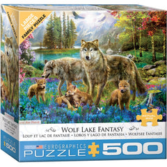 Puzzle - Eurographics - Wolf Lake Fantasy 500pcxl
