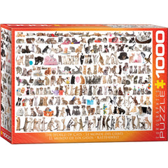 Puzzle - Eurographics - World Of Cats 1000pc
