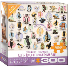 PREORDER Puzzle - Eurographics - Yoga Puppies 300pcxxl