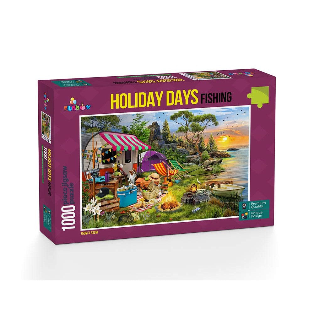 PREORDER Puzzle - Holiday Days Fishing 1000Pcs