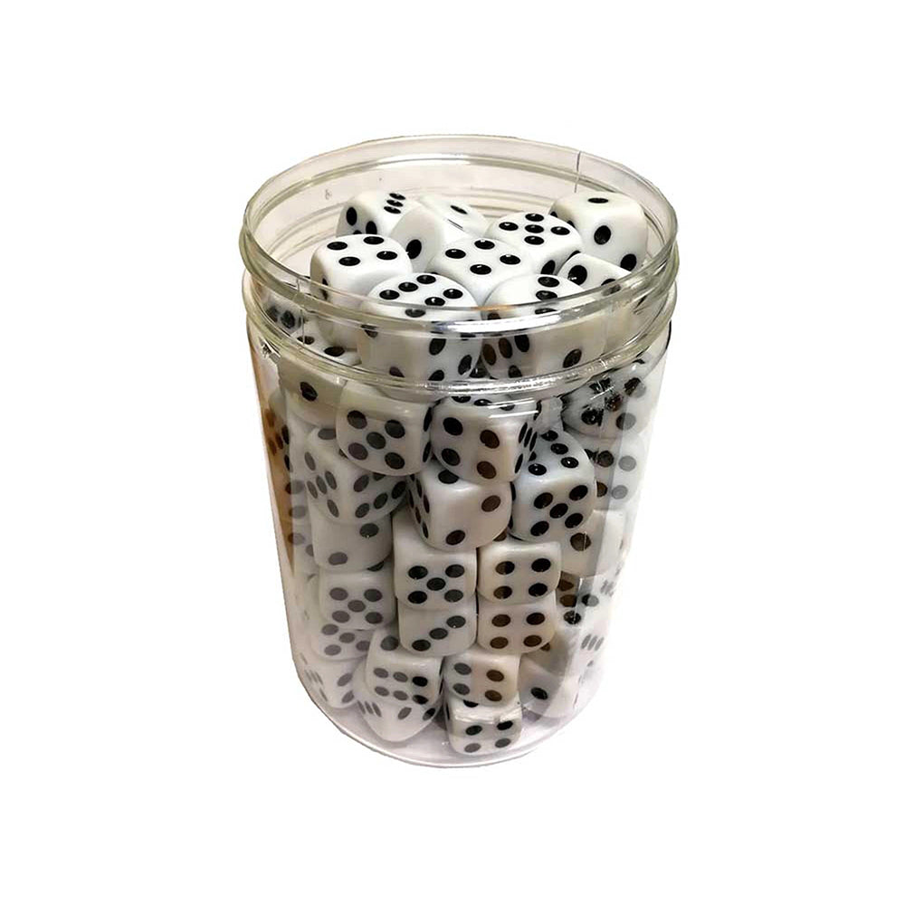 PREORDER Dice Tub 100 X 16Mm D6 Dots
