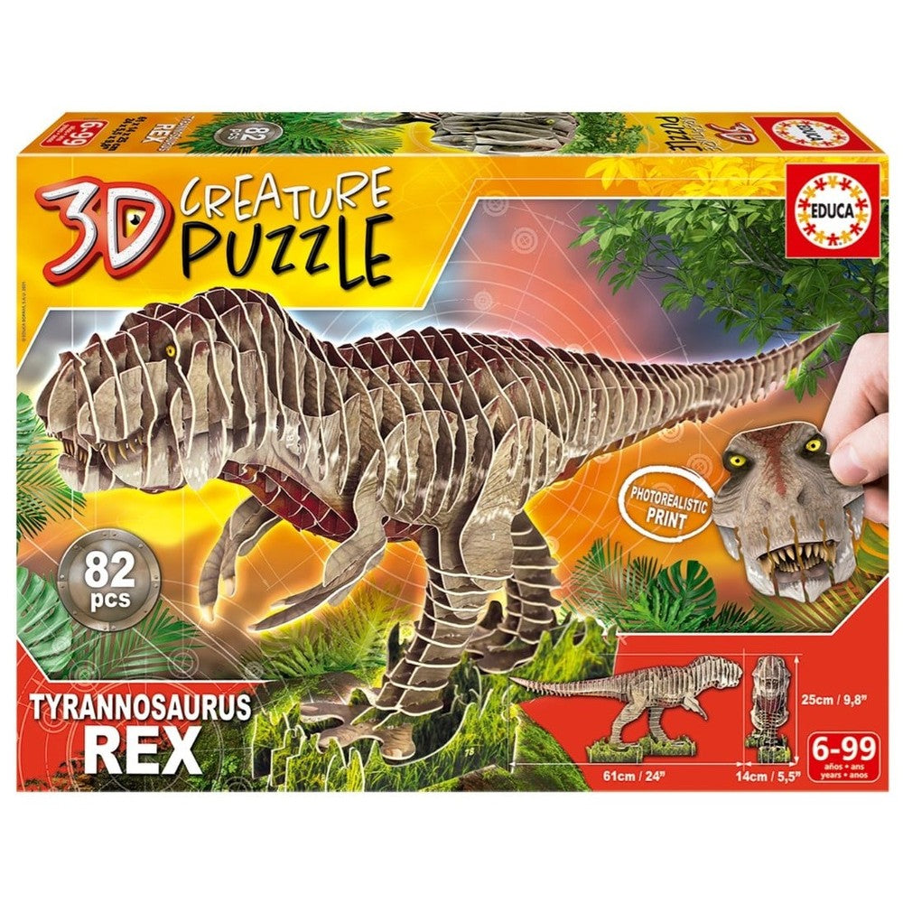 Puzzle - 3D - Creature - T-Rex