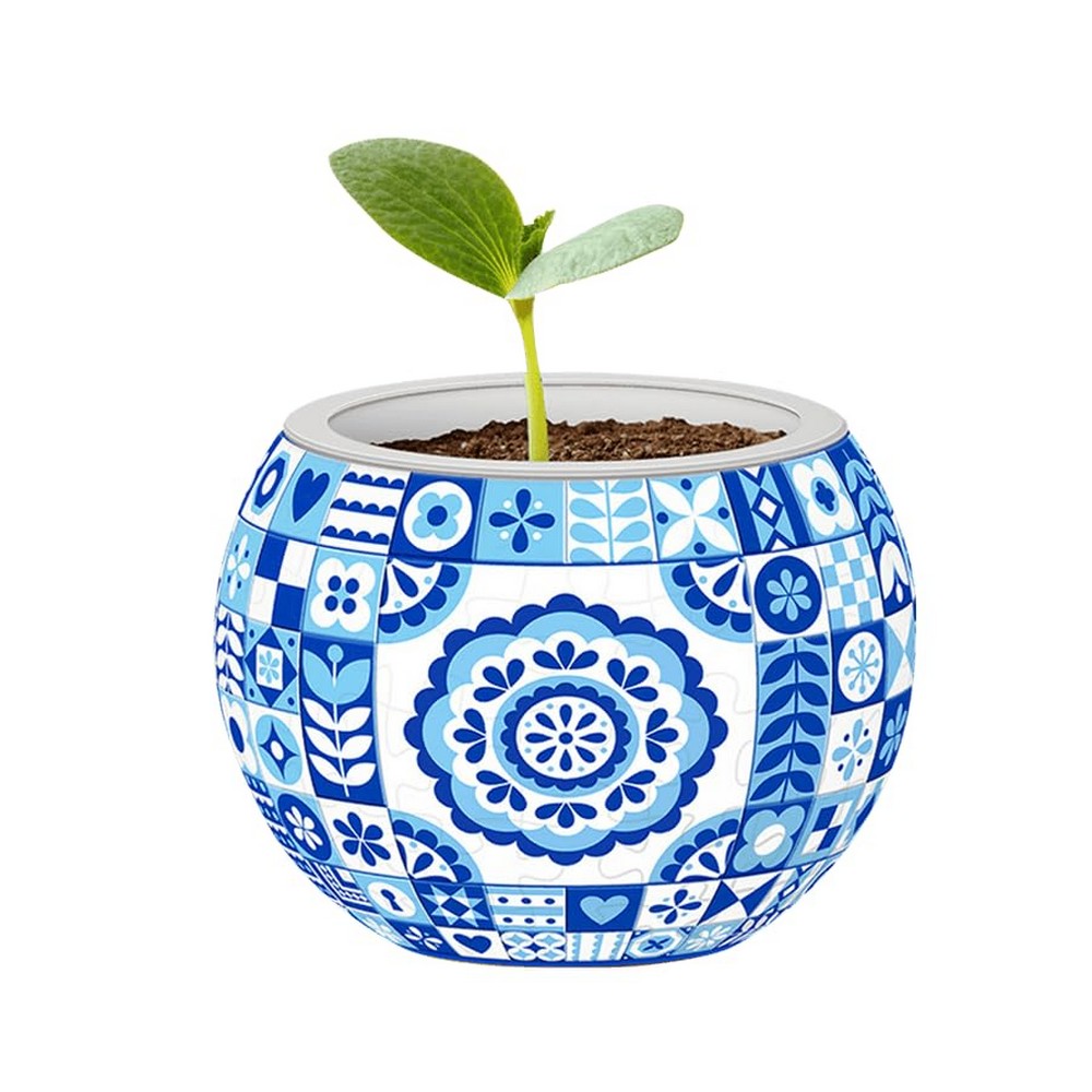 Puzzle - 3D - Flowerpot - Danish Folklore