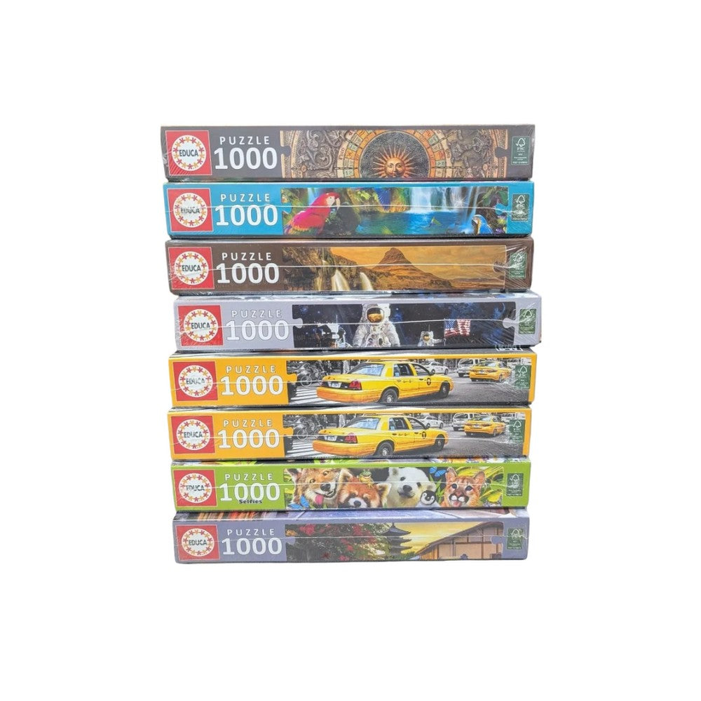 Puzzle - Educa 1000Pc Pack Of 8 Asstd