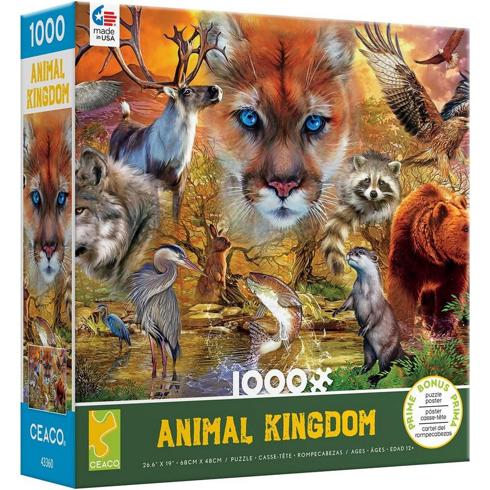 Puzzle - Ceaco - Animal Kingdom Forest 1000Pc