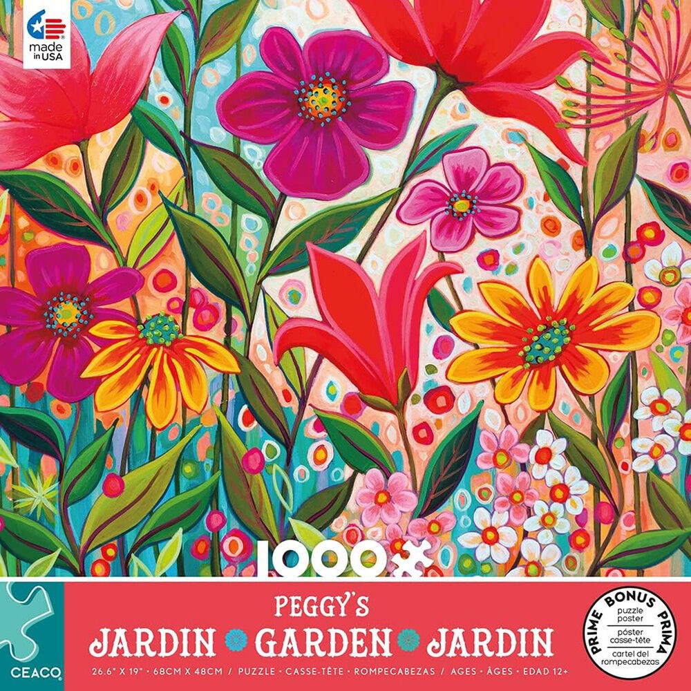 Puzzle - Ceaco - Peggys Garden Fanciful 1000Pc