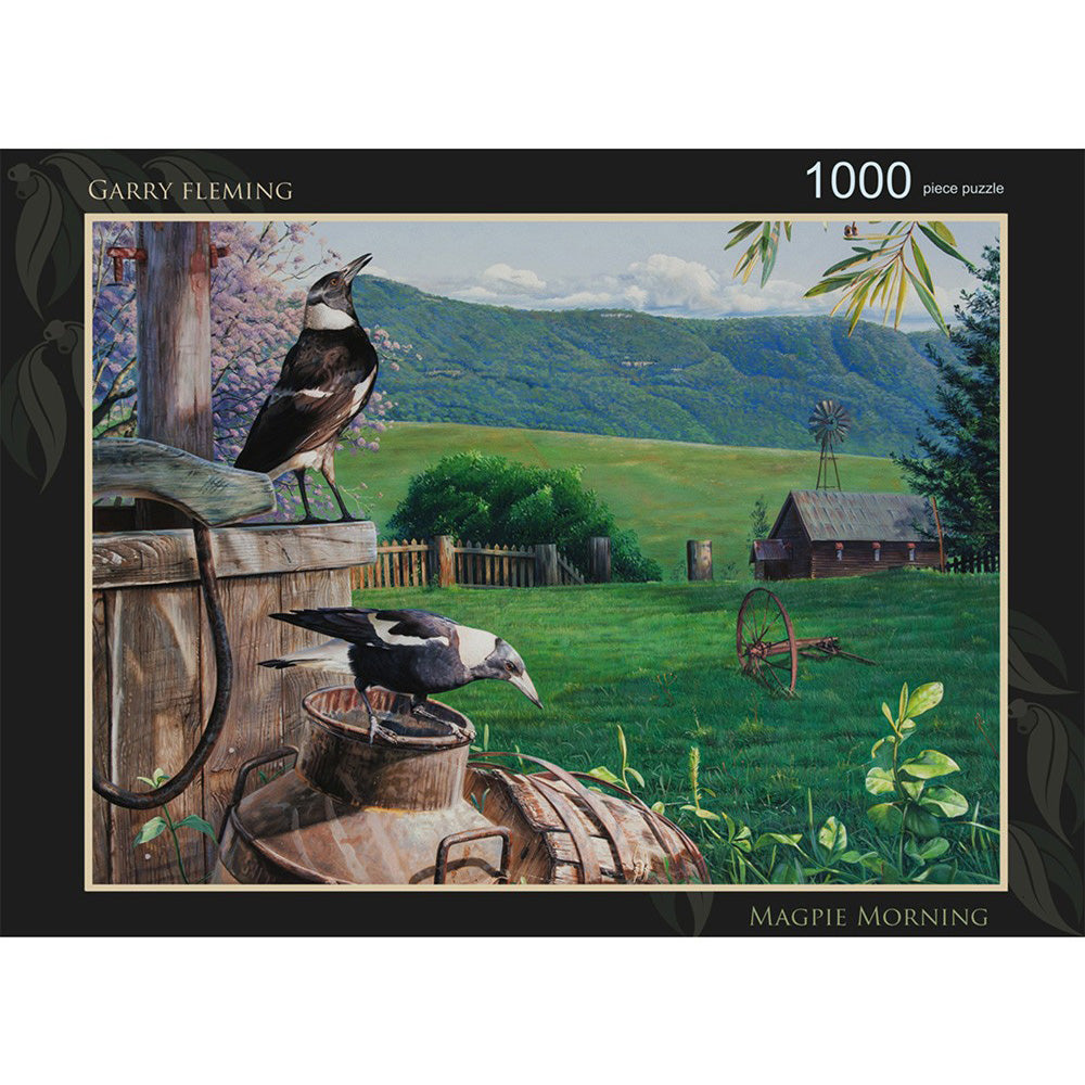 PREORDER Puzzle - Garry Fleming Magpies 1000 Pc