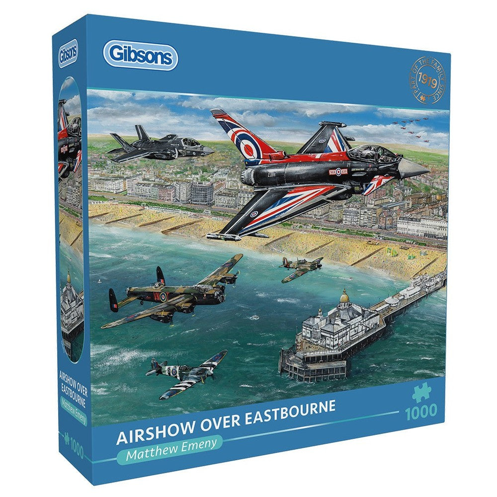 PREORDER Puzzle - Gibsons - Airshow Over Eastbourne 1000Pc