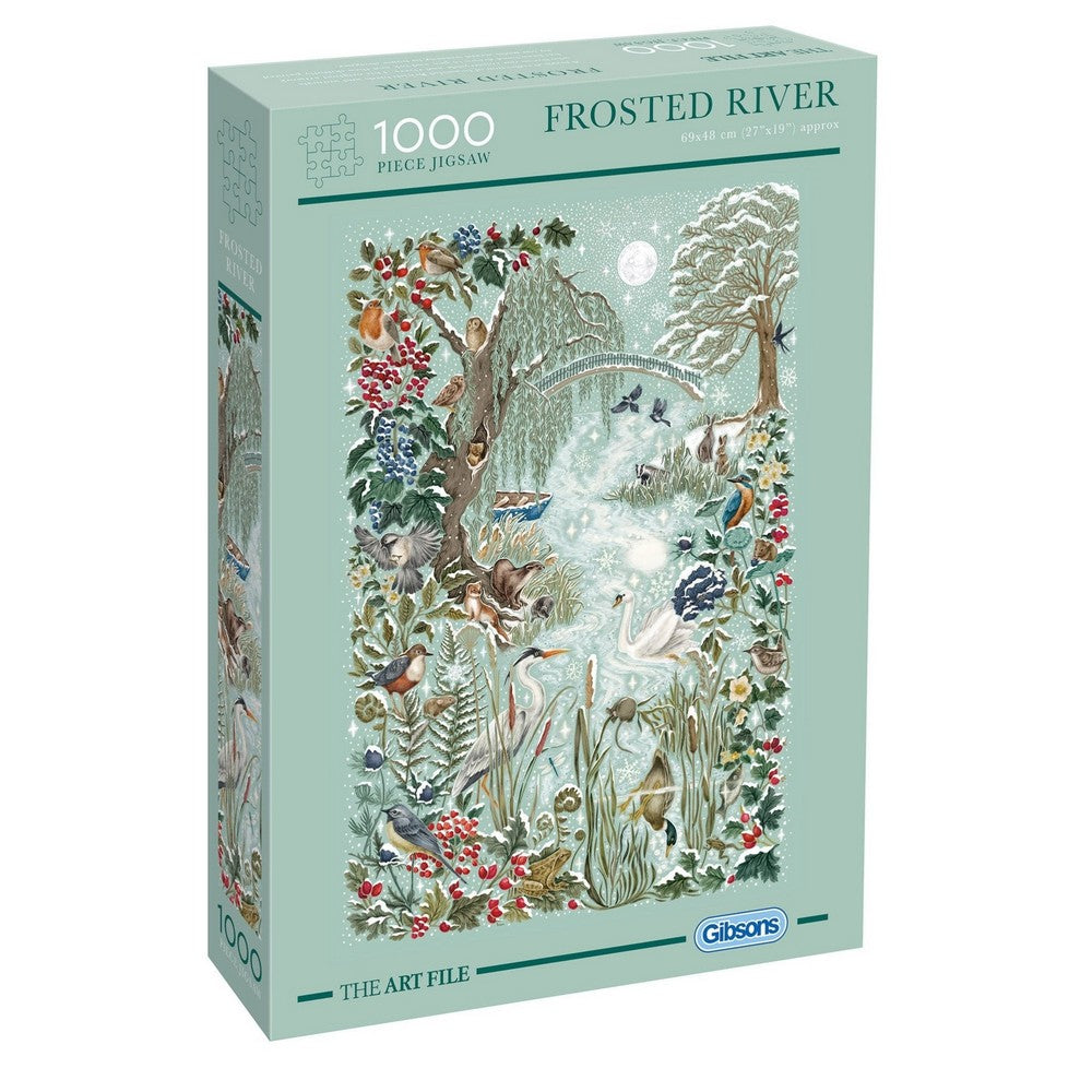 Puzzle - Gibsons - Art File Frosted River 1000Pc