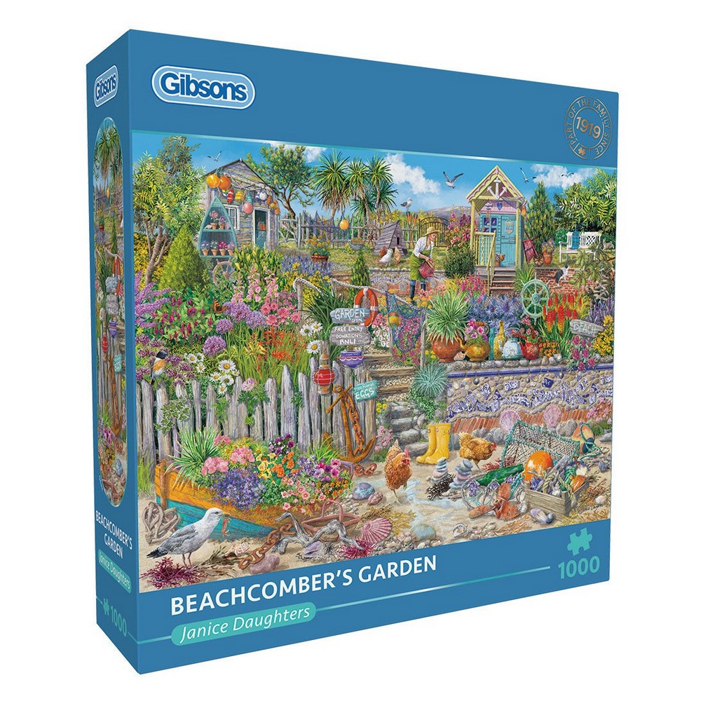 Puzzle - Gibsons - Beechcombers Garden 1000Pc