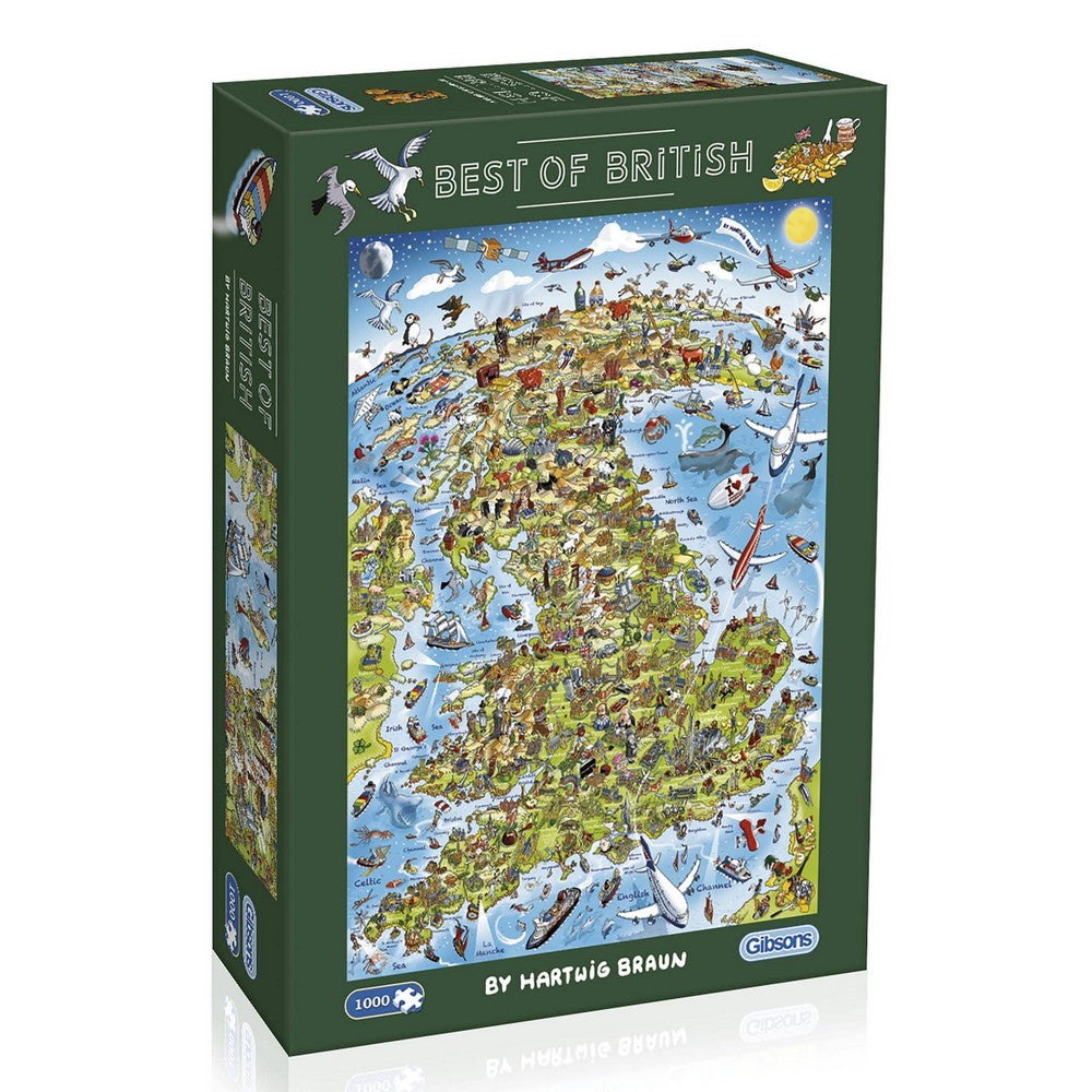 Puzzle - Gibsons - Best Of Britain 1000Pc