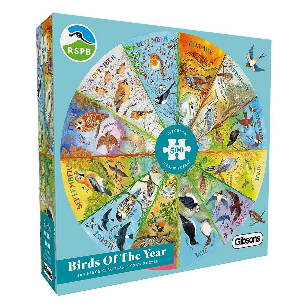 PREORDER Puzzle - Gibsons - Birds Of The Year 500 Circular