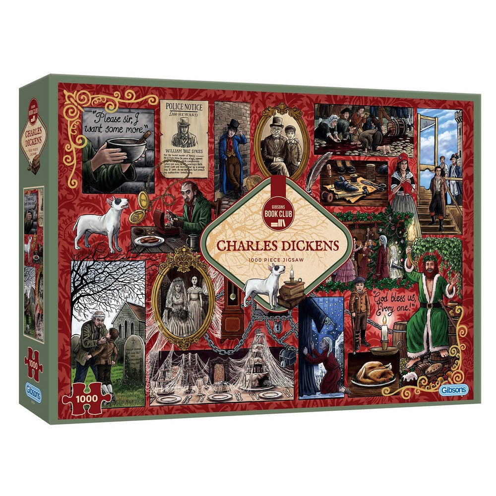 Puzzle - Gibsons - Book Club Charles Dickens 1000