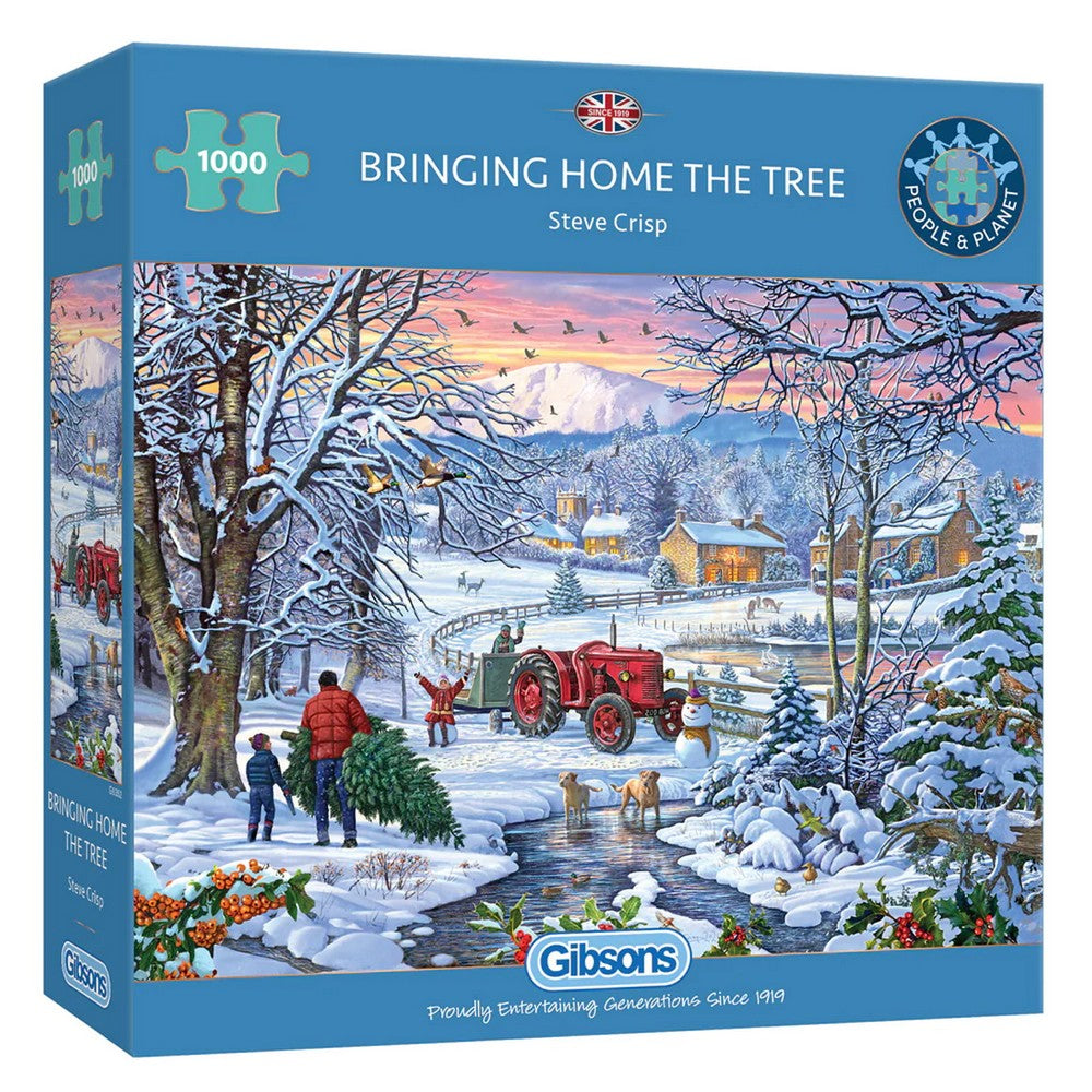 PREORDER Puzzle - Gibsons - Bring Home The Tree 1000Pc