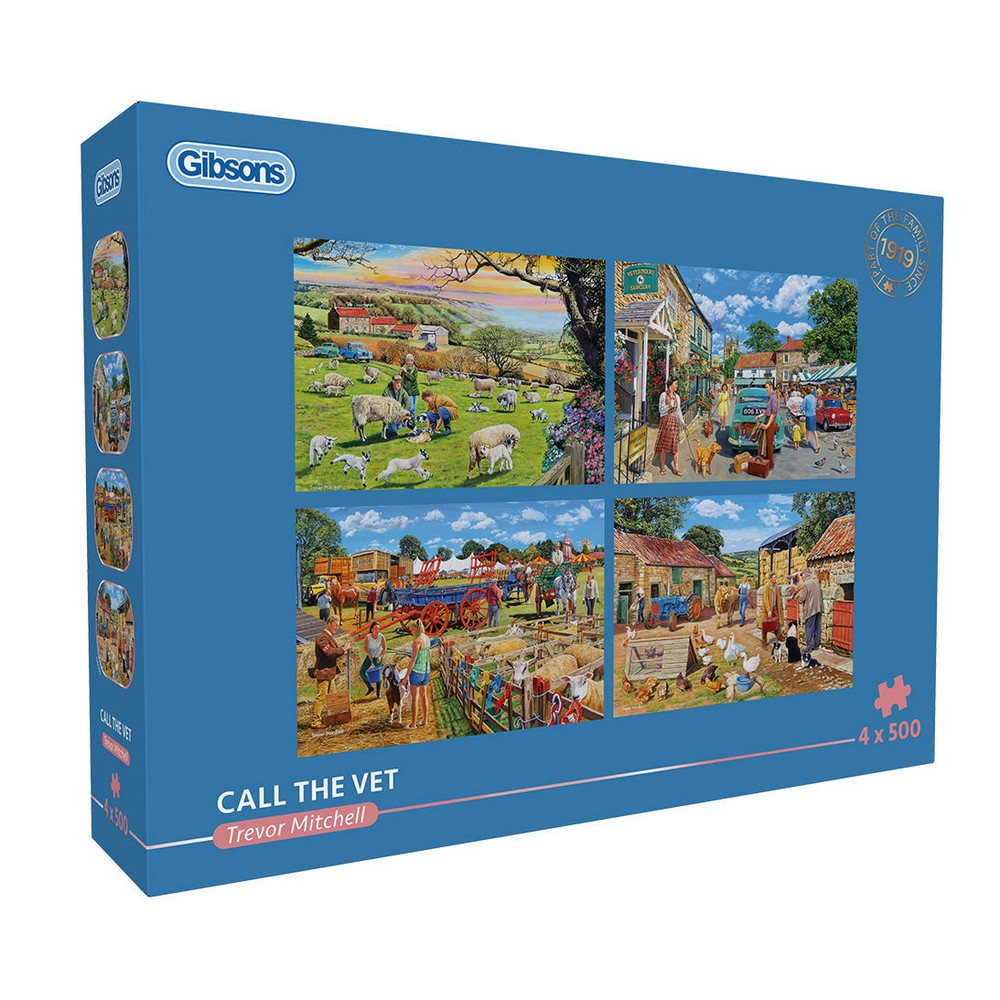 PREORDER Puzzle - Gibsons - Call The Vet 4X500Pc