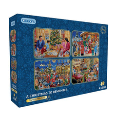 Puzzle - Gibsons - Christmas To Remember 4 X 500P