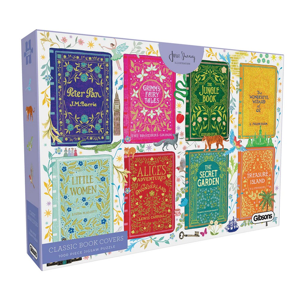 Puzzle - Gibsons - Classic Book Covers 1000Pc