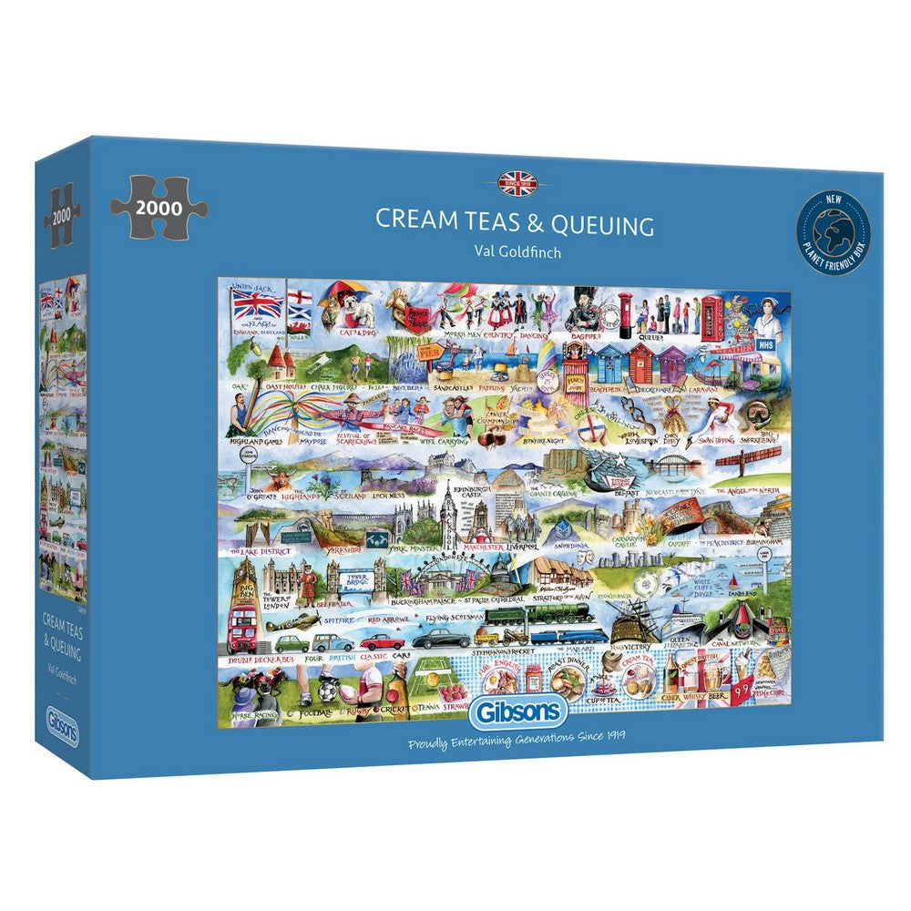 Puzzle - Gibsons - Cream Teas & Queuing 2000Pc