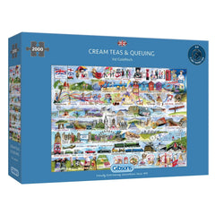Puzzle - Gibsons - Cream Teas & Queuing 2000Pc