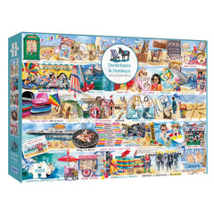 Puzzle - Gibsons - Deckchairs & Donkeys 1000Pc