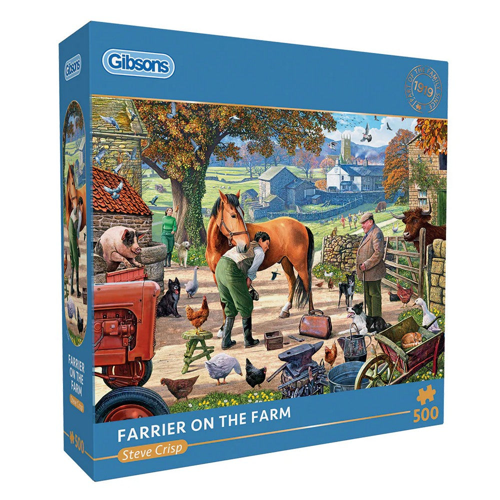 Puzzle - Gibsons - Farrier On The Farm 500Pc