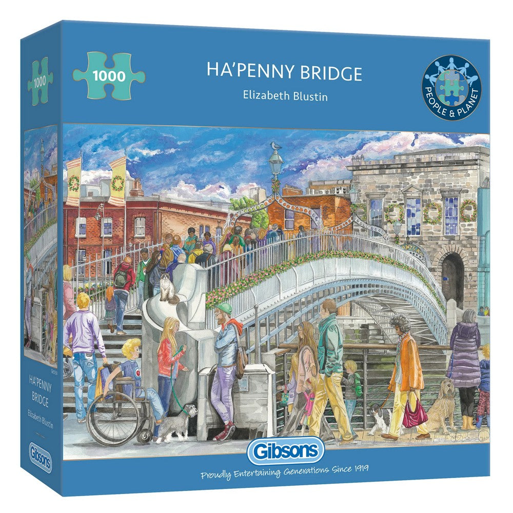 Puzzle - Gibsons - HaPenny Bridge 1000Pc