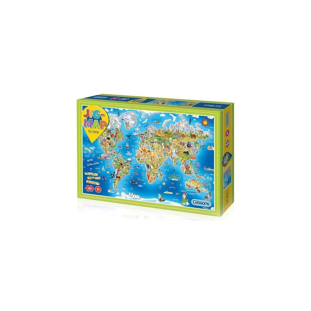 Puzzle - Gibsons - Jigmap Our World 250Pc
