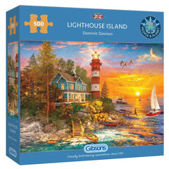 Puzzle - Gibsons - Lighthouse Island 500Pc
